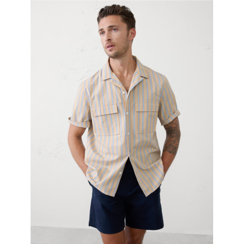 bananarepublic Relaxed-Fit Poplin Resort Shirt