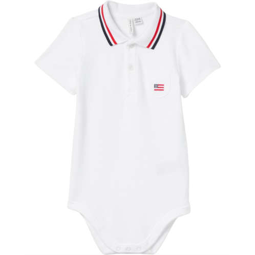 Janie and Jack Flag Icon Polo Bodysuit (Infant)