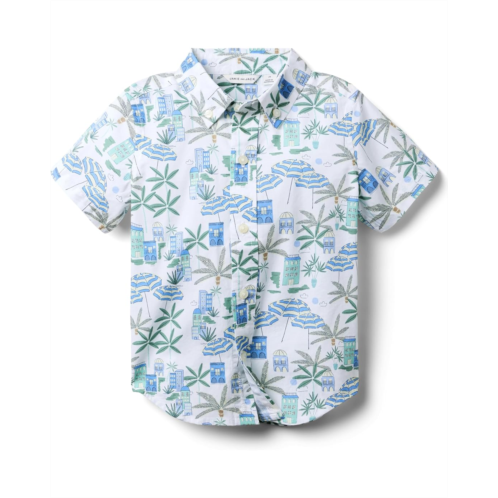 Janie and Jack Surfer Print Shirt (toddler/Little Kid/Big Kid)
