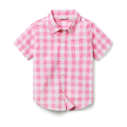 Janie and Jack Boys Gingham Top (Toddler/Little Kid/Big Kid)