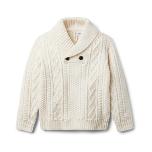 Janie and Jack Shawl Collar Pullover Sweater (Toddler/Little Kids/Big Kids)