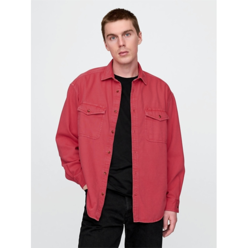Gap UltraSoft Denim Big Shirt