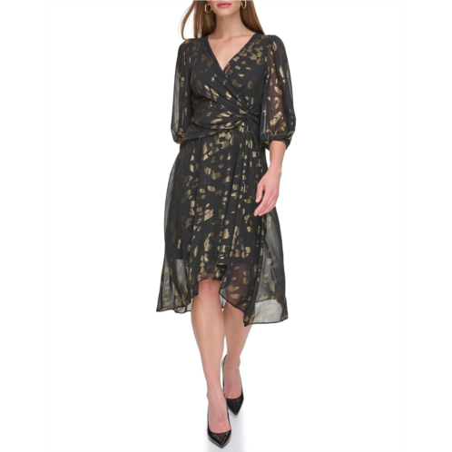 DKNY Balloon Sleeve with Side Knot