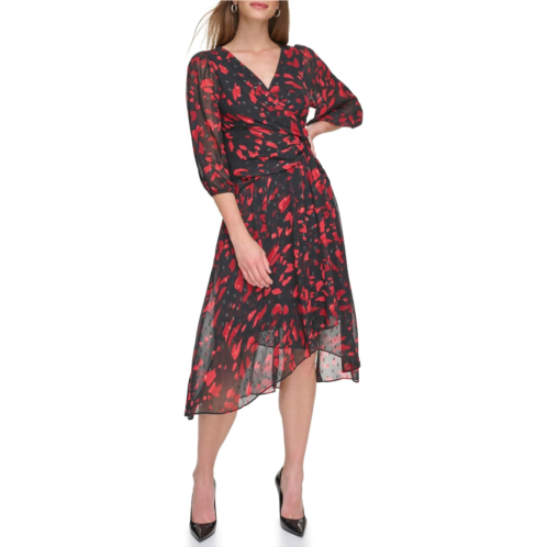 DKNY Balloon Sleeve with Side Knot