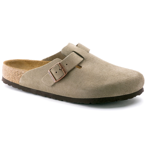 Birkenstock Womens Boston Clog Light Beige