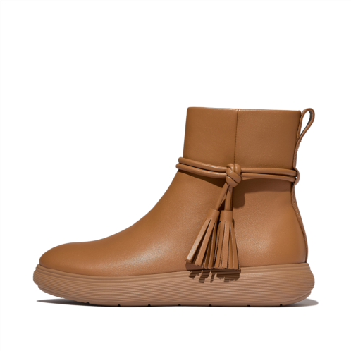 Fitflop Tassel Leather Short Boots
