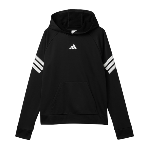 adidas Kids Gym Poly Hooded Pullover (Big Kid)