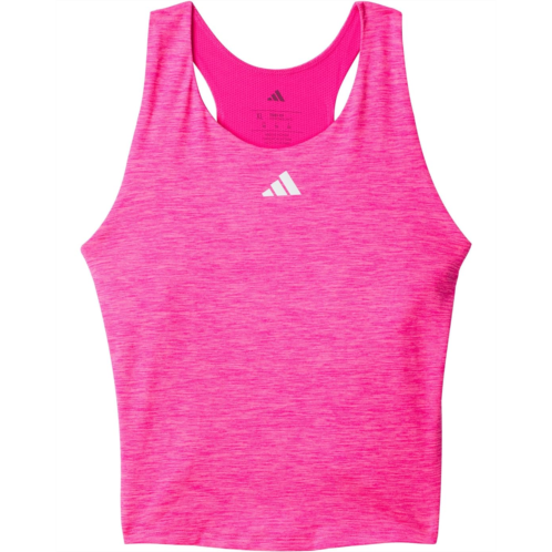 adidas Kids Melange Training Tank (Big Kid)