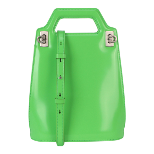 Salvatore Ferragamo micro wanda patent leather shoulder bag