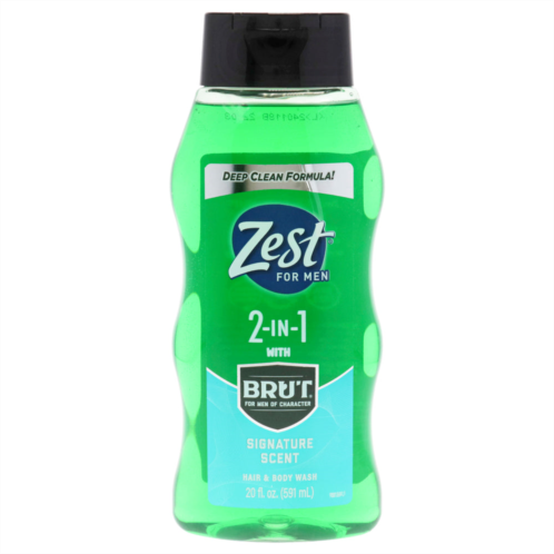 Zest 2-in-1 hair and body wash - signature scent by for men - 20 oz body wash