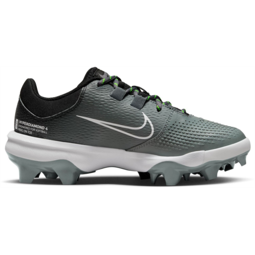 Nike Womens Hyperdiamond 4 Pro MCS Softball Cleats White / Red