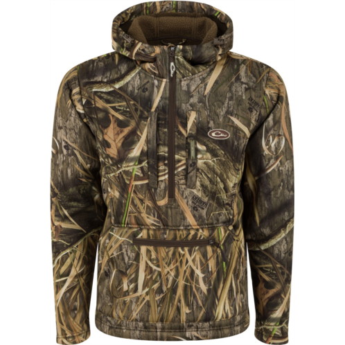 Drake Mens Ultimate Wader Camo QZ Hoodie