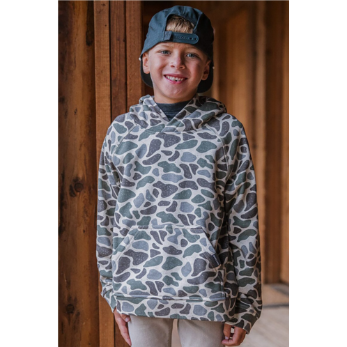 Burlebo Boys Classic Deer Camo Hoodie