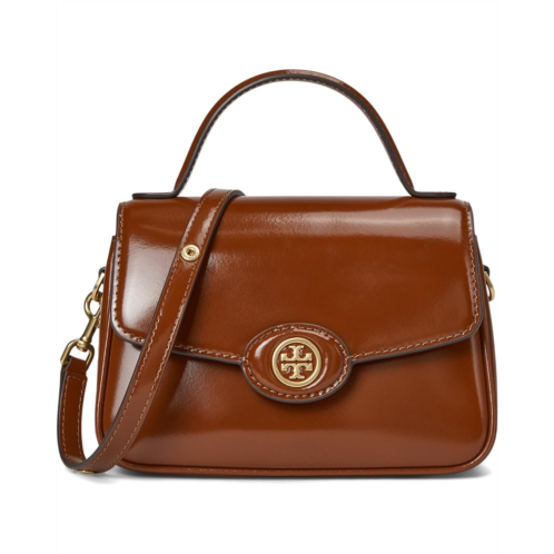Tory Burch Robinson Spazzolato Small Top-Handle Bag