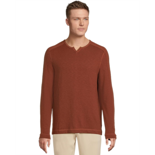 Mens Johnston & Murphy Split-neck Pullover