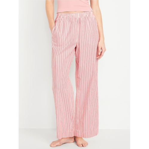 OldNavy High-Waisted Poplin Pajama Pant