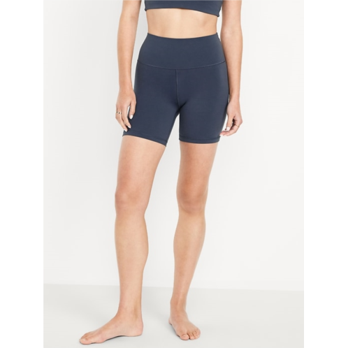 OldNavy High-Waisted StudioSmooth Biker Shorts -- 6-inch inseam