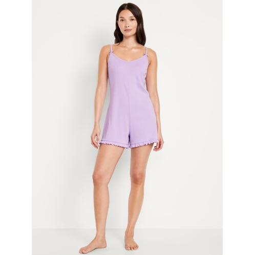 OldNavy Pointelle Pajama Romper