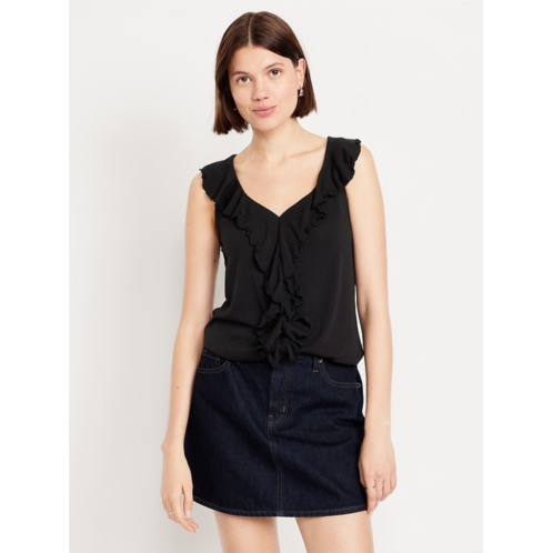 OldNavy Sleeveless Ruffle Top