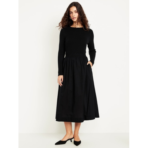 OldNavy Smocked Midi Skirt
