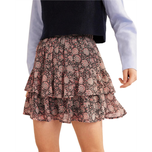 Boden ruffle mini skirt