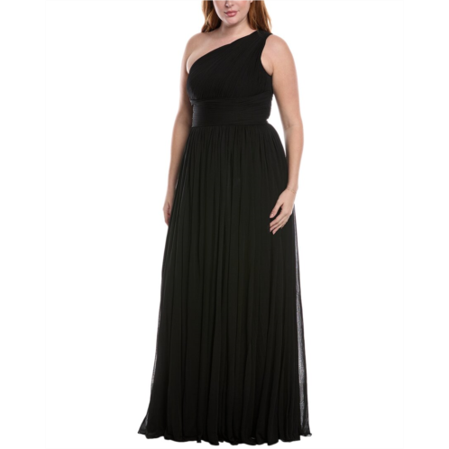 Michael Kors collection ruched chiffon gown