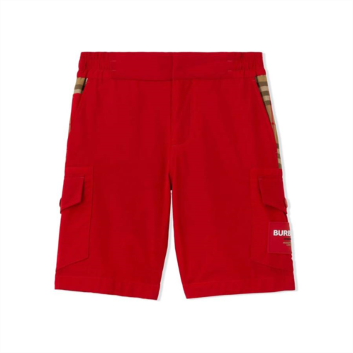 Burberry kids vintage check cargo shorts
