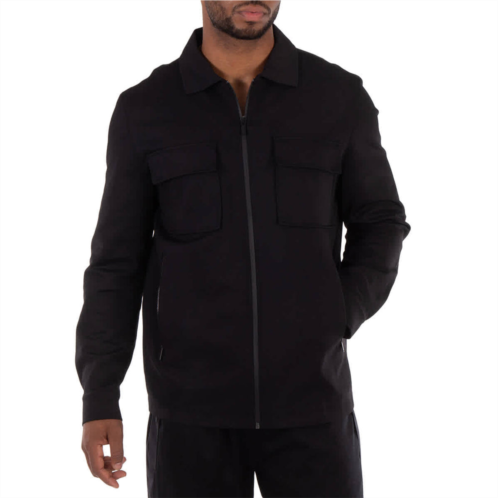 Hugo Boss long sleeve zip-up overshirt