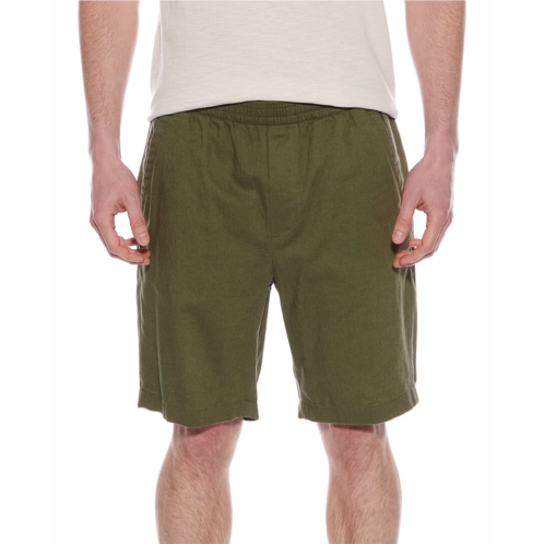 Vince linen-blend short