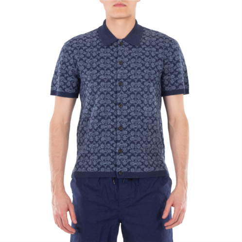 Coach signature polo shirt in blue