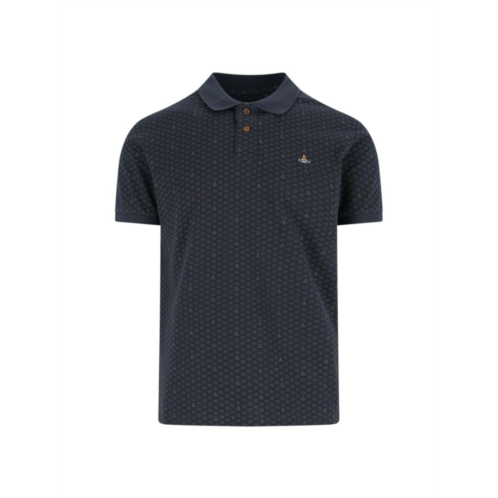Vivienne Westwood polka dot cotton polo with classic collar