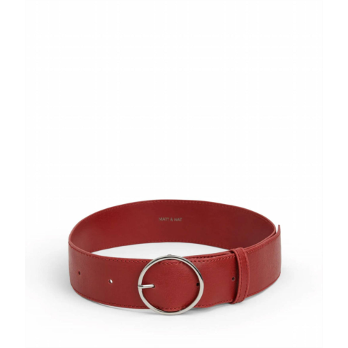 MATT & NAT womens ora vegan wide belt in barn