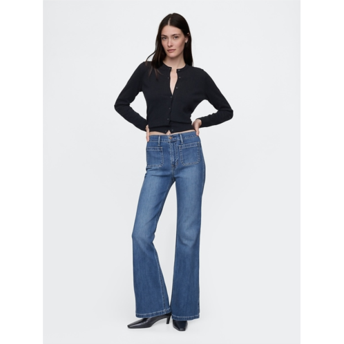 Gap High Rise 70s Flare Jeans