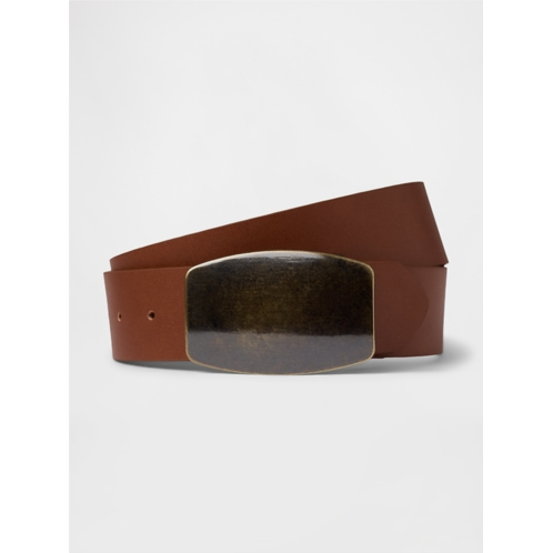 Gap Vegan Leather Flat Buckle Belt