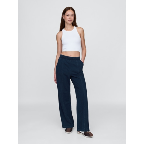 Gap Seamed Wide-Leg Sweatpants
