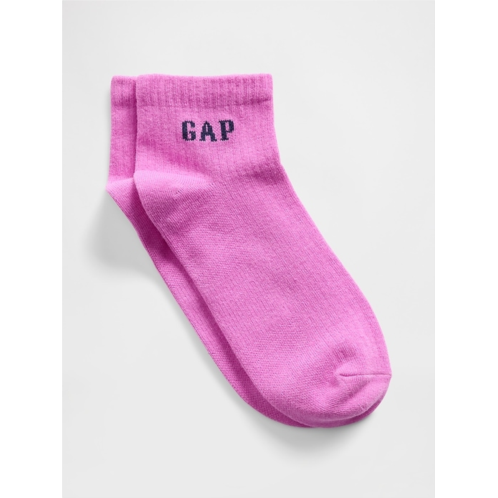 Gap Logo Quarter Crew Socks