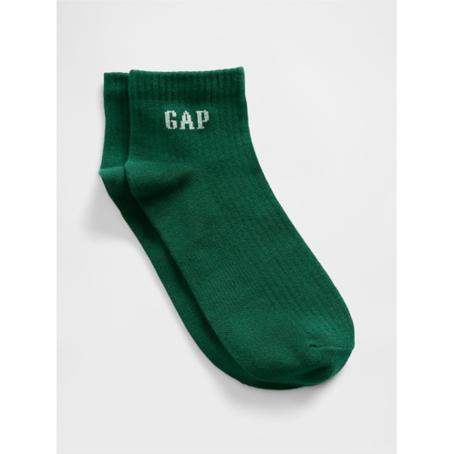 Gap Logo Quarter Crew Socks