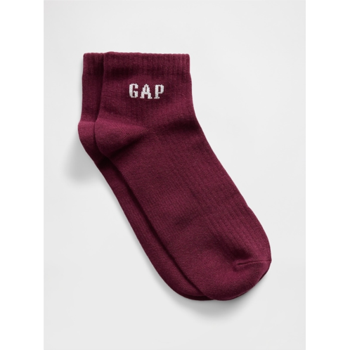 Gap Logo Quarter Crew Socks
