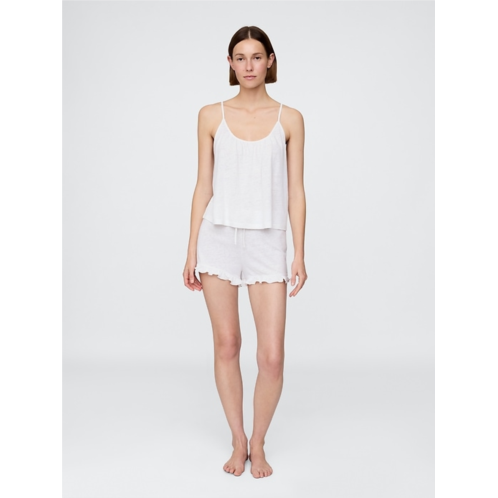 Gap Linen-Blend Ruffle PJ Shorts