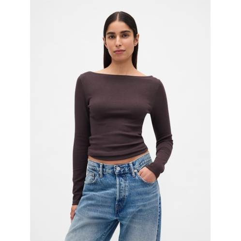 Gap Modern Boatneck T-Shirt