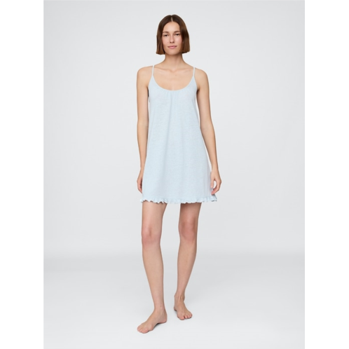Gap Linen-Blend Ruffle PJ Dress