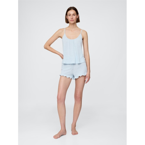 Gap Linen-Blend Ruffle PJ Shorts