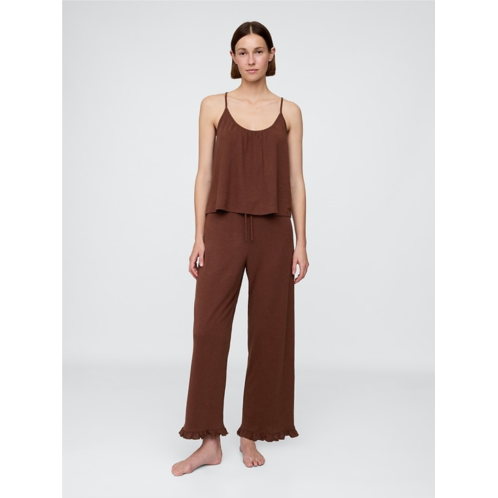 Gap Linen-Blend Ruffle PJ Pants