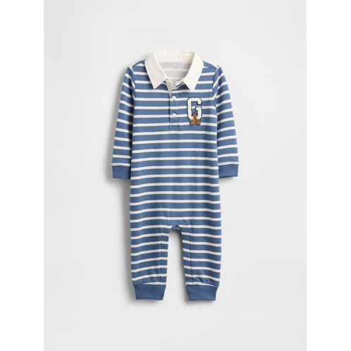 Gap Baby VintageSoft Varsity Bear Logo One-Piece