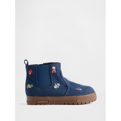 Gap Toddler Vegan Suede High-Top Sneakers