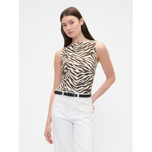 Gapfactory Sleeveless Boatneck Tank Top