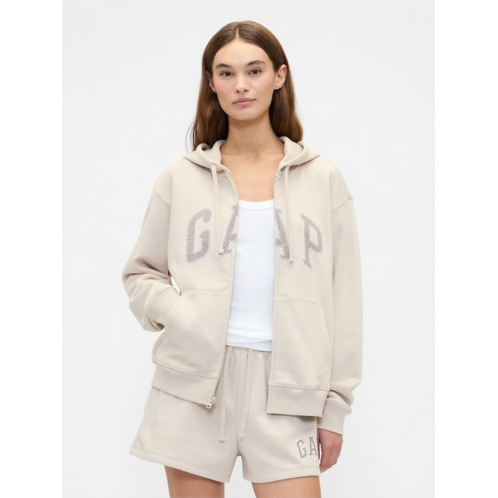 Gapfactory Relaxed Gap Logo Zip Hoodie