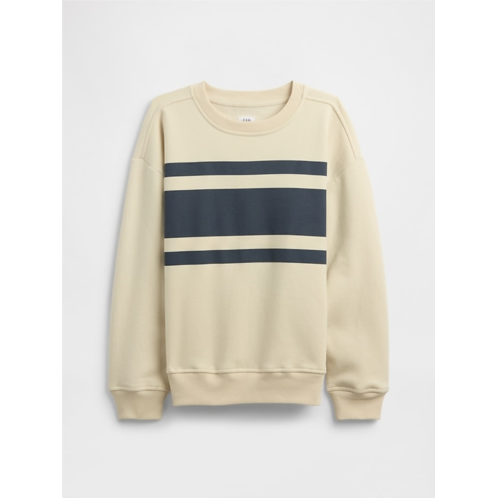 Gapfactory Kids Relaxed Stripe Crewneck Sweatshirt