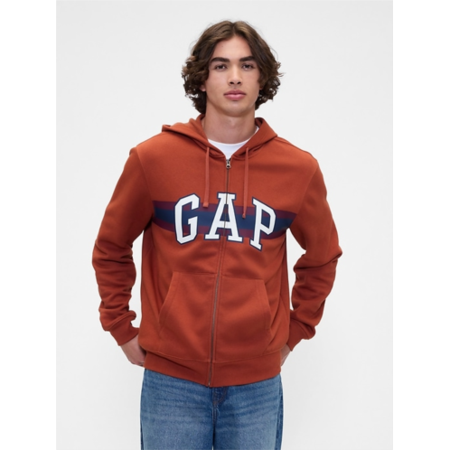 Gapfactory Relaxed Gap Logo Zip Hoodie