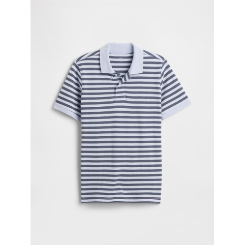Gapfactory Stripe Pique Polo Shirt